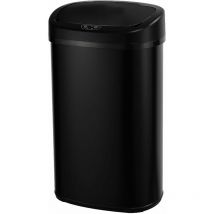 Poubelle de cuisine automatique majestic Noir Acier inoxydable 68 l