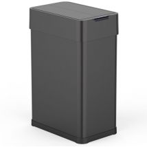 Poubelle de cuisine automatique SILVERLAKE Noir Acier inoxydable 60 L