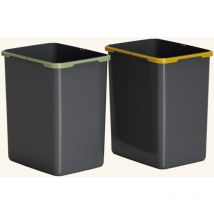 Poubelle cuisine phenix - poubelle encastrable 2 x 8 litres