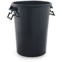 POUBELLE 100L AVEC POIGNÉES, IDÉALE POUR LES ESPACES COMMUNAUTAIRES, SANS COUVERCLE (vendue séparément)