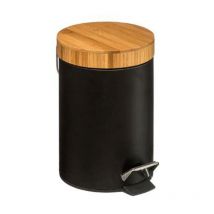 Poubelle de Salle de Bain "Natureo" 3L Noir