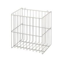 Wepa - Satino Abfallsammler 330110 Draht Groß 60 Liter Weiß