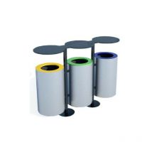 Poubelle extérieur pour tri sélectif aton iii 3x30l