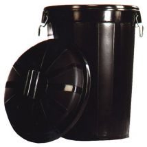 Seau industriel 50 litres. Noir - Black