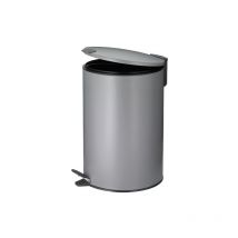 Poubelle 12l mats 38cm metalgris clairn Kela Line - 10640
