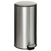 Poubelle métal delta 30 litres atmosphéra - inox