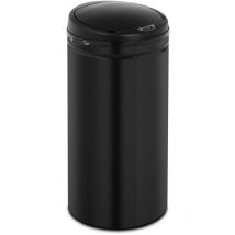 Poubelle Ouverture Et Fermeture Automatique Ordures Capteur Acier Cuisine 42L