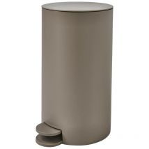 Poubelle salle de bain à pédale 5L taupe