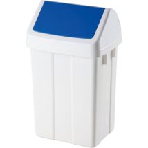 Poubelle tri sélectif – 25L – Plastique durable – Dimensions : 330 x 260 x 520 mm – MEVA