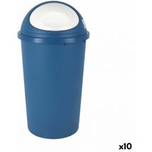 Poubelle Tontarelli small hoop blue 25 l 32 x 59,5 cm (10 pièces)