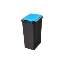 Poubelle Touch & Lift tri sélectif CEP 45 litres - Bleu