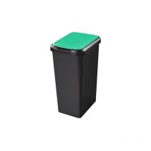 Poubelle Touch & Lift tri sélectif CEP 45 litres - Vert
