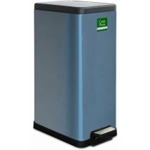 Casa Pura - Poubelle de cuisine Zack Bleu 15 Litres