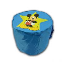 Calinuit - Pouf bleu Mickey Mouse ø 45cm