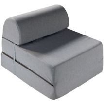 Pouf Cama Colchón Individual-plegable Desenfundable
