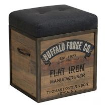 Pouf Coffre - Bois - Marron - Interior's
