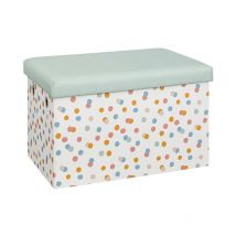 Pouf & Coffre Enfant Pliable 'Enio' 57cm Multicolore
