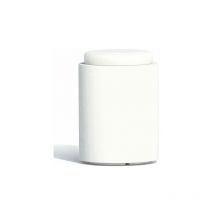 Pouf contenitori per esterno con cuscino in ecopelle