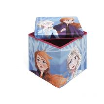 Tabouret de rangement cube La Reine des Neiges