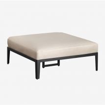 Pouf de jardin en aluminium et acier Taranis Sklum
