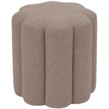 Atmosphera Créateur D'intérieur - Pouf design floral en tissu