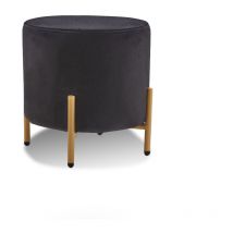 Designetsamaison - Pouf design noir - Thalie