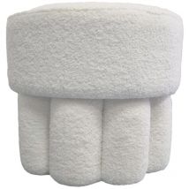 Future Home - Pouf déco en tissu bouclette