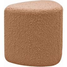 Opjet - Pouf Eve en bouclette caramel