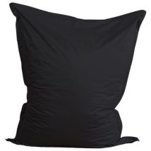 Bananair - Pouf extérieur imperméable déhoussable anti-UV - 140x180 cm Noir