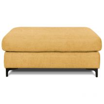 Maison Aubertin - Pouf Fiesole Tissu Jaune
