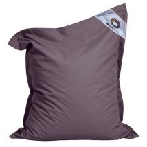 Deco Arts - Pouf Géant xxl Intérieur et Extérieur, Déhoussable, Salon, Jardin Gris carbone