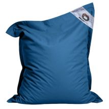 Deco Arts - Pouf Géant xxl Intérieur et Extérieur, Déhoussable, Salon, Jardin Bleu pétrole