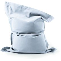 Livedeco - Pouf Géant Extérieur Voile Bateau Gris BiG52