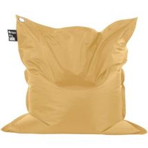 Grand coussin uni Maxi Ocre