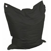 Grand coussin uni Maxi Noir