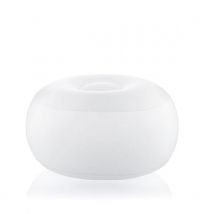 Innovagoods - Sgabello gonfiabile con illuminazione a led - Trasparente