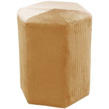 Pouf Guilia in velluto a coste 35 cm