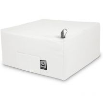 Happers - Pouf Lit 1 place Similicuir Indoor Blanc Unique blanc