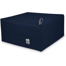 Happers - Pouf Lit 1 place Similicuir Indoor Marine Unique Marine