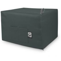 Happers - Pouf Lit Confort Gris Fonçé Unique Gris