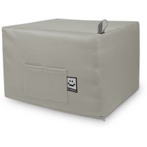 Happers - Pouf Lit Confort Sendre Unique Gris Clair