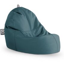 Happers - Pouf Lounge Similicuir Indoor Glacier Glacier