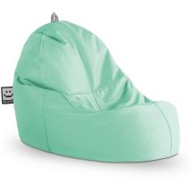 Happers - Pouf Lounge Similicuir Indoor Menthe Menthe