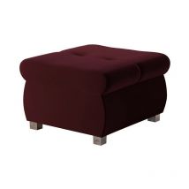 Mirjan24 - Pouf Comfivo 122, Venus Velvet 2932, 39x60x60cm, Diametro: 0, Arazzo, Gambe: Metallo, 0