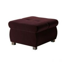 Mirjan24 - Pouf Comfivo 122, Magic Velvet 2202, 39x60x60cm, Diamètre: 0, Tapisserie, Pieds: Métal, 0