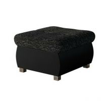 Mirjan24 - Pouf Comfivo 122, Soft 011 + Lawa 06, 39x60x60cm, Diamètre: 0, Faux cuir + Tapisserie, Pieds: Métal, 0