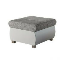 Mirjan24 - Pouf Comfivo 122, Soft 017 + Lawa 05, 39x60x60cm, Diamètre: 0, Faux cuir + Tapisserie, Pieds: Métal, 0