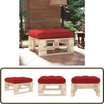 Pouf palette de jardin bois de pin imprégné - Pouf De Jardin - Pouf Palette - Mobilier De Jardin - Chaise De Jardin - Relax
