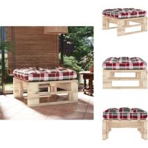 Pouf palette de jardin bois de pin imprégné - Pouf De Jardin - Pouf Palette - Mobilier De Jardin - Chaise De Jardin - Relax