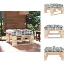 Pouf palette de jardin bois de pin imprégné - Pouf De Jardin - Pouf Palette - Mobilier De Jardin - Chaise De Jardin - Relax Jardin